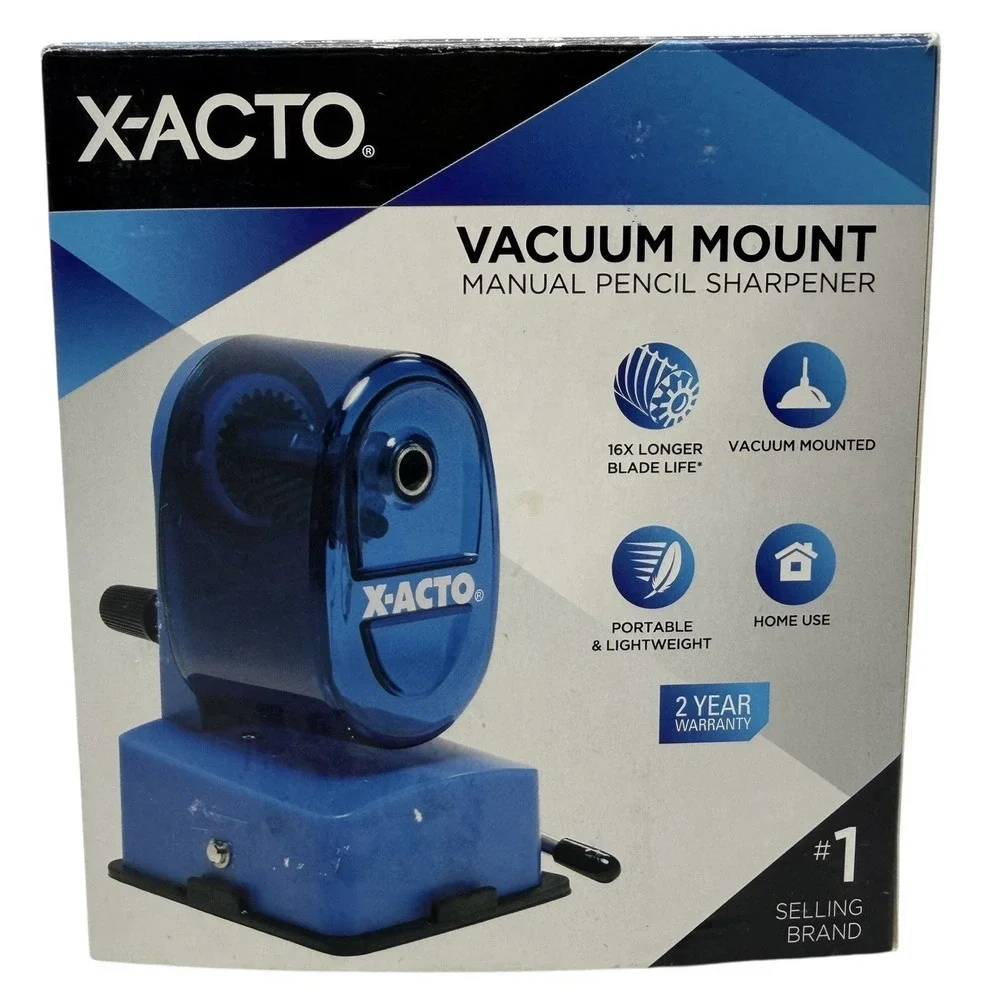 X-ACTO Vacuum Mount Manual‎ Pencil Sharpener,  Black